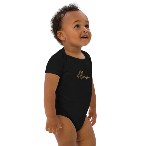 Melo Organic Cotton Baby Bodysuit - Image 3